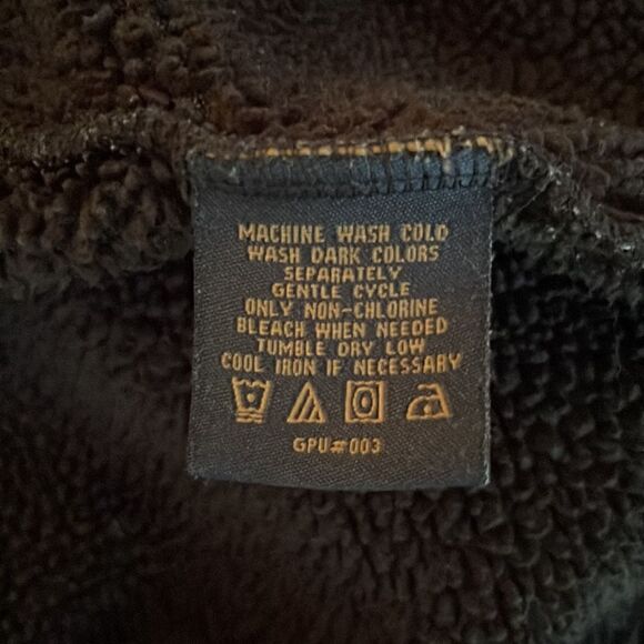 Freedom Foundry flannel snap up hoodie.  Size Medium (10-12).  Warm Fuzzy lining - Picture 5 of 6